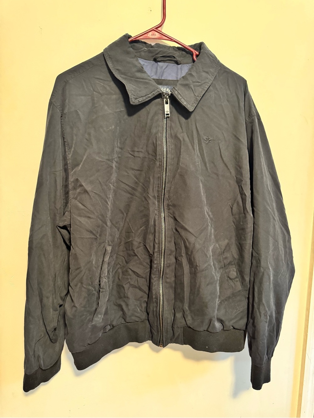 Men's Casual Zip-Up Jacket - Black